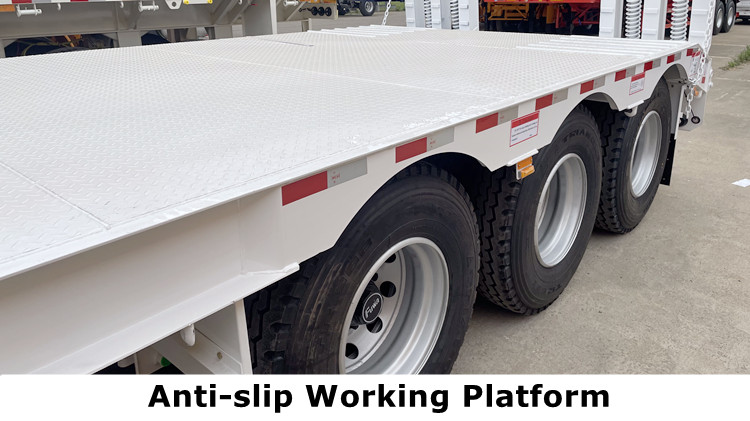 CIMC 3 Axle 40FT Low Bed Trailer for Sale in Tanzania