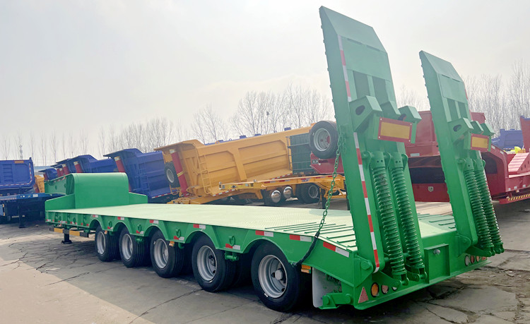 CIMC 5 Axle 120 Ton Low Bed Trailer Truck Price