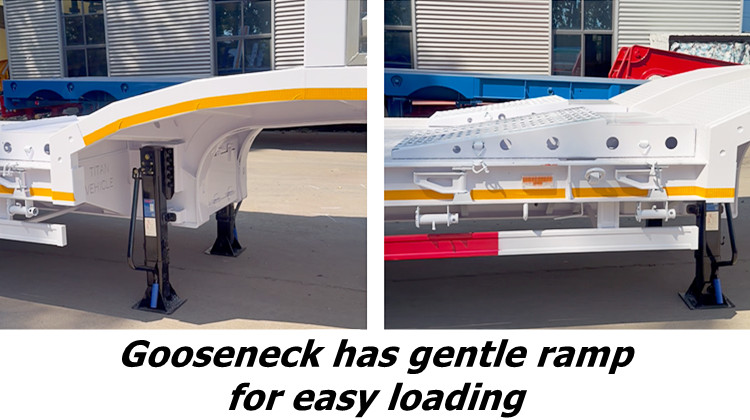 Lightweight 3 Axle Low Loader Trailer for Sale Tanzania