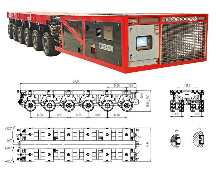 6 Line SPMT | Self Propelled Modular Trailer for Sale in Ivory Coast