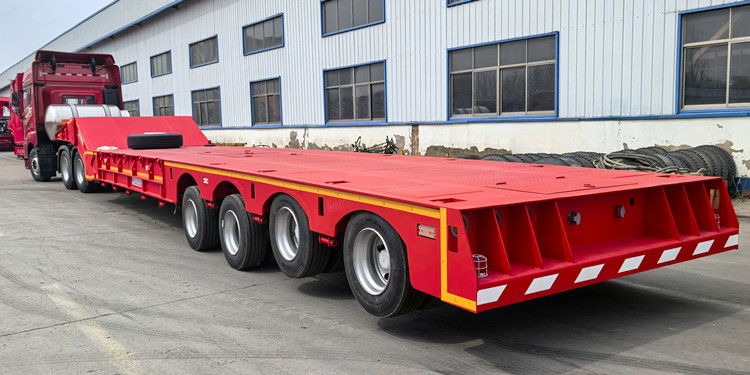 4 Axle Folding Gooseneck Lowboy Trailer for Sale in Nigeria