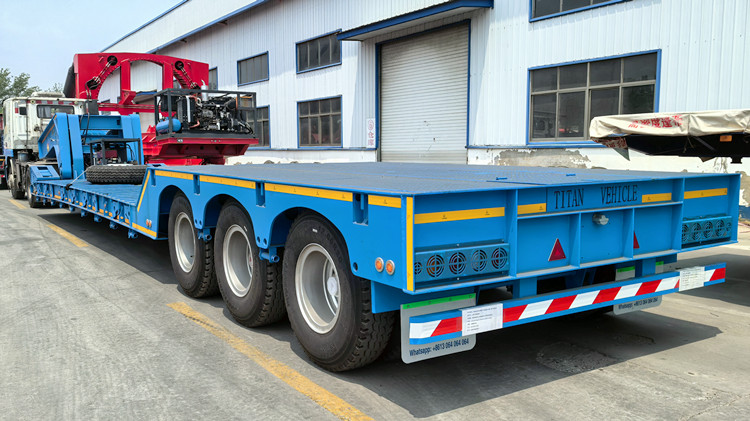 Tri Axle 100 Ton Detachable Gooseneck Trailer for Sale