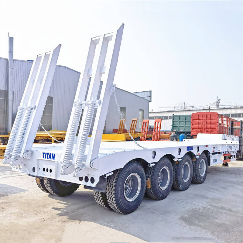 4 Axle Low Bed Trailer Price