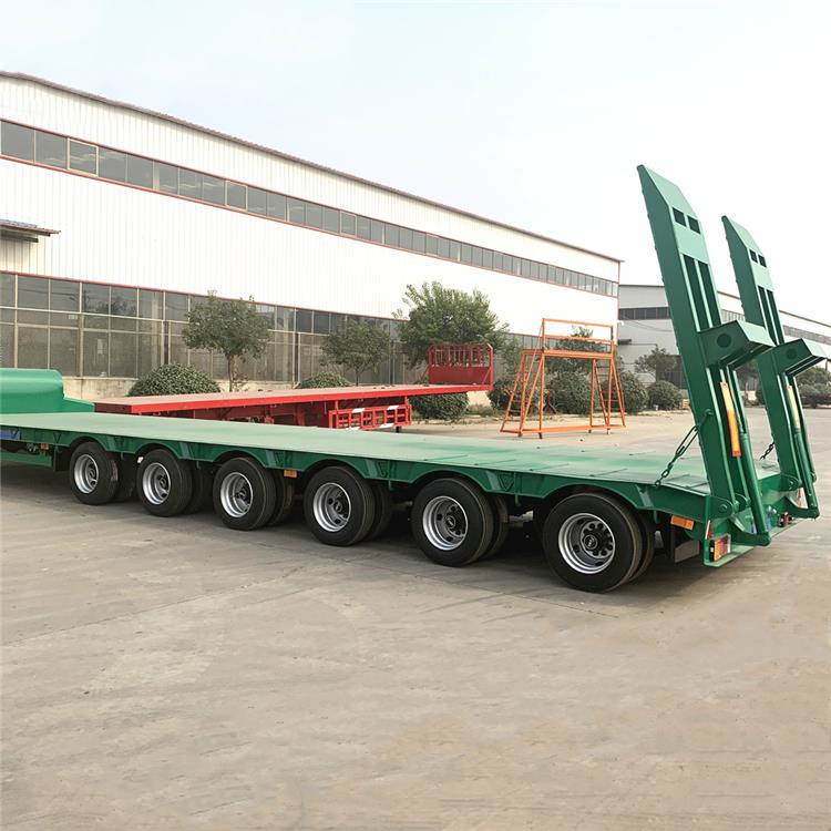 China Low Bed Truck Trailer