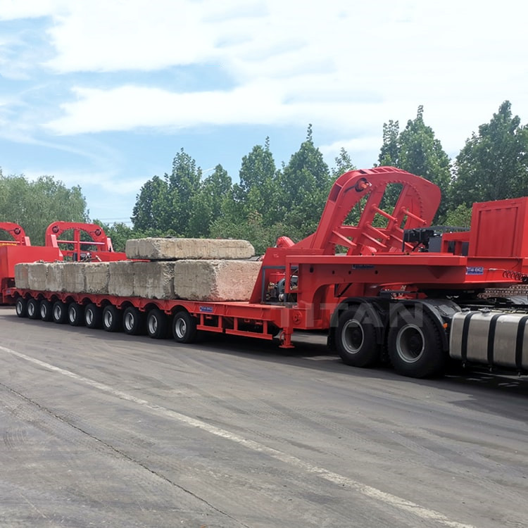 10 Axle Extendable Semi-Trailer 