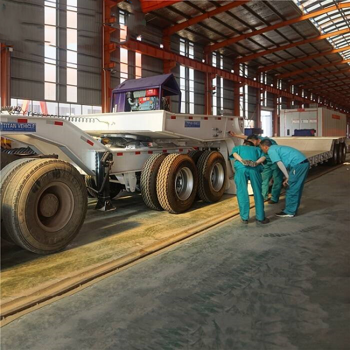 Split Gooseneck Lowboy Dolly Trailer