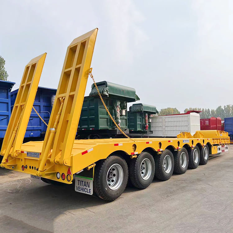 6 Axle Low Bed Trailer Price
