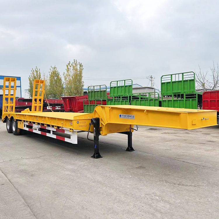 2 Axle Low Bed Trailer
