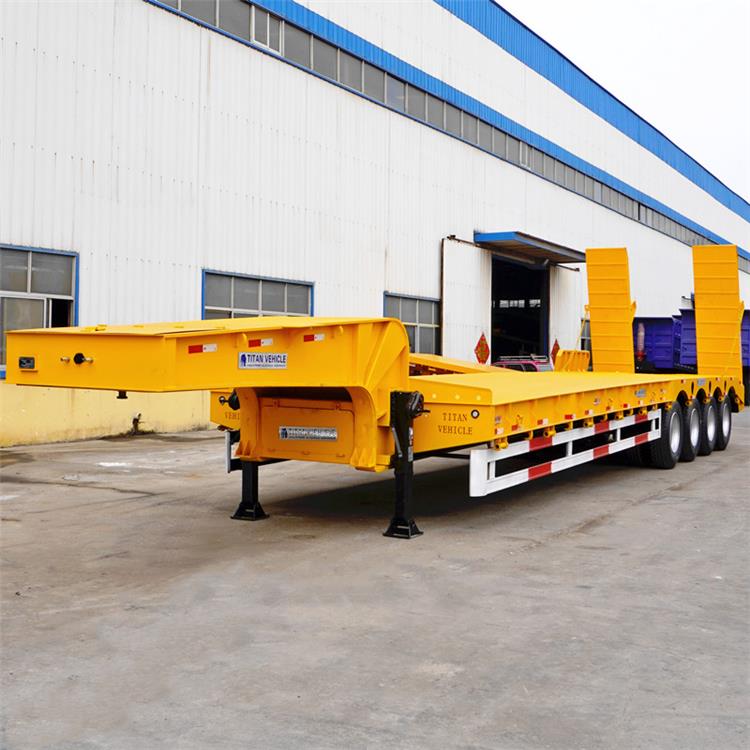 4 Axle 100 Ton Low Bed Trailer