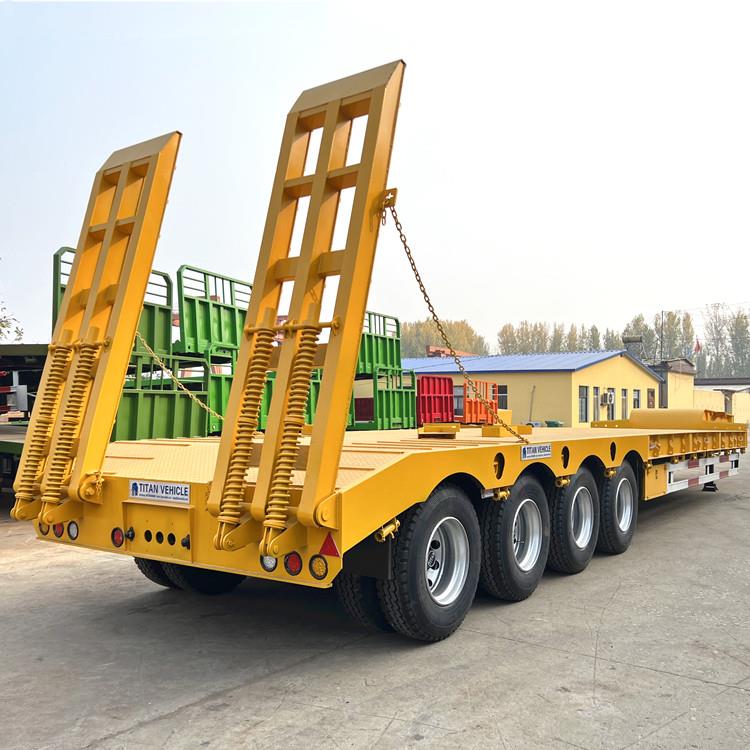 4 Axle 80 Ton Lowbed Trailer