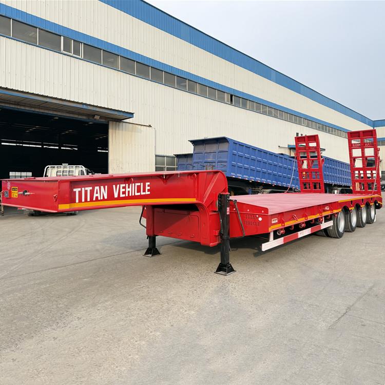 100 Ton Lowbed Trailer Truck