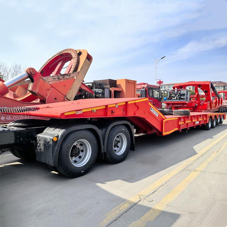 4 Axle Folding Gooseneck Trailer