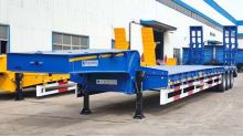 Tri axle lowbed semi trailer