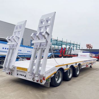 Tri Axle Low Bed Semi Trailer