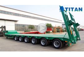 6 axle low bed truck price