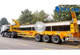 40ft container loader trailer