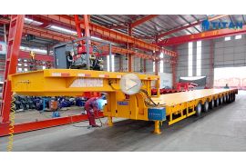 Extendable low bed trailer