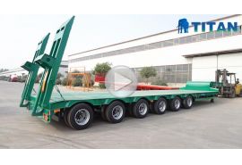 6 Axle Low Loader Trailer Price