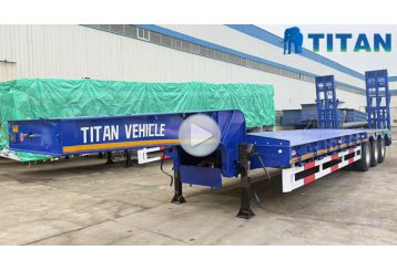 Lowbed Trailer with Container Locks