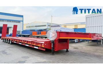 5 Axle Low Bed Truck Trailer