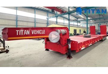 4 Line 8 Axle Lowbed Trailer