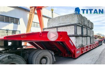 5 Axle 150 Ton Folding Gooseneck